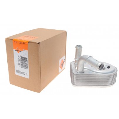 Радиатор масляный / теплообменник (44x96x133мм) Ford Focus 3 / Форд Фокус 3 1.5 (бензин) 2011-2018 31311 NRF (Нидерланды)