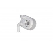 Радиатор масляный / теплообменник (50x97x133мм) Ford Focus 3 / Форд Фокус 3 1.6 (бензин) 2011-2018 7730107 KAMOKA (Польша)