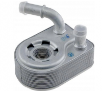 Радиатор масляный / теплообменник (50x97x133мм) Ford Focus 3 / Форд Фокус 3 1.6 (бензин) 2011-2018 CCLFR008 NTY (Польша)