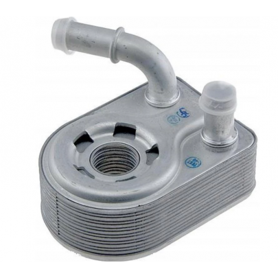 Радиатор масляный / теплообменник (50x97x133мм) Ford Focus 3 / Форд Фокус 3 1.6 (бензин) 2011-2018 CCLFR008 NTY (Польша)