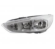 Фара передня ліва (H7/H1/PY21W/LED, електрична, з моторчиком, хром, біла вставка, з 2014р.в.) Ford Focus 3 / Форд Фокус 3 2014-2018 431-11C9LMLDEM1 DEPO (Тайвань)