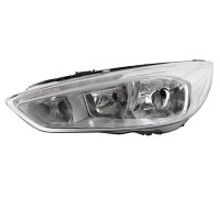 Фара передня ліва (H7/H1/PY21W/LED, електрична, з моторчиком, хром, біла вставка, з 2014р.в.) Ford Focus 3 / Форд Фокус 3 2014-2018 431-11C9LMLDEM1 DEPO (Тайвань)