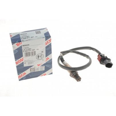 Датчик кислородный (лямбда-зонд, 670мм, M1DD, после 2014г.в.) Ford Focus 3 / Форд Фокус 3 1.0 (бензин) 2011-2018 0258017467 BOSCH (Германия)