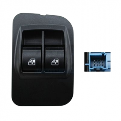 Кнопка склопідйомника ліва (з копрусом) Citroen Nemo / Fiat Fiorino II 2008- 26441 MEAT and DORIA (Італія)