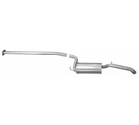 Глушитель средний (резонатор, OE 1684900 / 1743634 )  Ford Focus 3 / Форд Фокус 3 1.6TDCi 2011-2018 ED08.725 EDEX (Польша)
