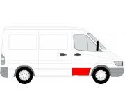 Ремонтна частина передніх дверей правих (31см) MB Sprinter 901-905 1995-2000 6015-00-3546122P BLIC (Польща)