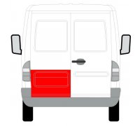 Ремонтная часть задней двери левой (50см) MB Sprinter 901-905 1995-2000 6016-00-3546151P BLIC (Польша)