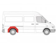 Ремонтная часть заднего крыла левого / правого (арка) VW LT 1996-2006 FP3546590 KLOKKERHOLM (Дания)