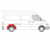 Ремонтна частина заднього крила лівого / правого (арка) VW LT 1996-2006 FP3546590 KLOKKERHOLM (Данія)