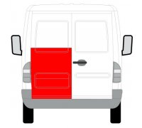 Ремонтна частина задніх дверей лівої MB Sprinter 901-905 1995-2000 6016-00-3546155P BLIC (Польща)