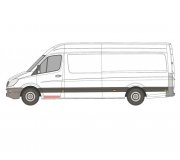 Ремонтная часть передней двери левой (внутренная) VW Crafter 2006- 3547131 KLOKKERHOLM (Дания)