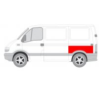 Ремонтна частина арки заднього крила лівого (висота 50см) Renault Master II / Opel Movano 1998-2010 FP5088533