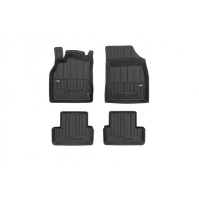 Комплект ковриков салона (передних / задних) Renault Megane 3 / Рено Меган 3 2008-2016 FRG3D407381 FROGUM (Польша)