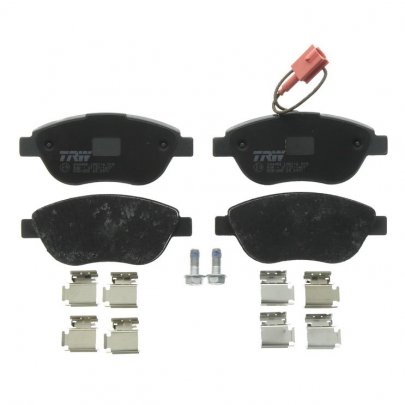 Гальмівні колодки передні (до 10.2005 р.в, стандартна ходова частина, тип BOSCH) Fiat Doblo 2001-2005 GDB1655 TRW (Німеччина)