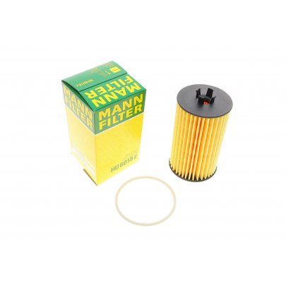 Масляный фильтр Opel Zafira B / Опель Зафира Б 1.6 / 1.8 (бензин) 2005–2015 HU6018Z MANN-FILTER (Германия)