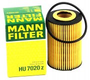 Масляний фільтр  (двигун: DFEA / DFGA / DFHA / DFGC / CYKB / DFGB / DFEB / CRVA) VW Touran II 2.0TDI 2015- HU7020Z MANN-FILTER (Німеччина)