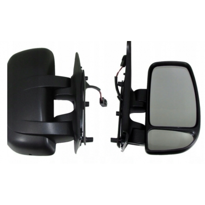 Дзеркало електричне праве (з підігрівом, 5 контактів, починаючи з 2003 р.в.) Renault Master II / Opel Movano 2003-2010 6042524E POLCAR (Польща)