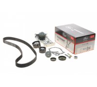 Комплект ГРМ (с помпой) Renault Megane 3 / Рено Меган 3 1.6 (бензин) 2008-2016 KP45671XS GATES (Бельгия)