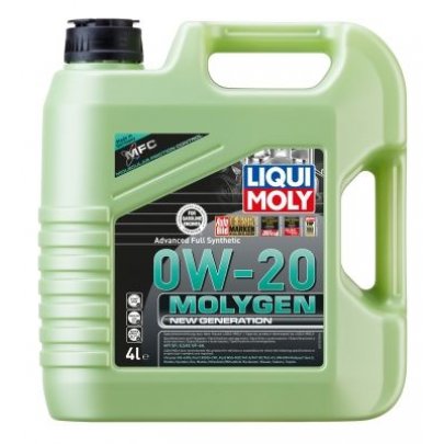 Синтетичне моторне масло 0W20 MOLYGEN NEW GENERATION 4L 21357 LIQUI MOLY (Німеччина)