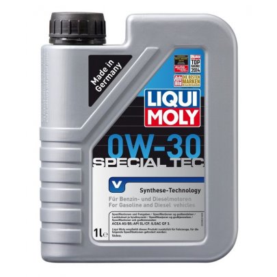 Синтетичне моторне масло 0W30 SPECIAL TEC V 1L (Volvo VCC 95200377) 2852 LIQUI MOLY (Німеччина)