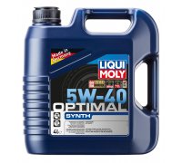 Напівсинтетичне моторне масло 5W40 OPTIMAL SYNTH 4L 3926 LIQUI MOLY (Німеччина)