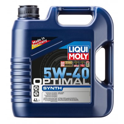 Напівсинтетичне моторне масло 5W40 OPTIMAL SYNTH 4L 3926 LIQUI MOLY (Німеччина)