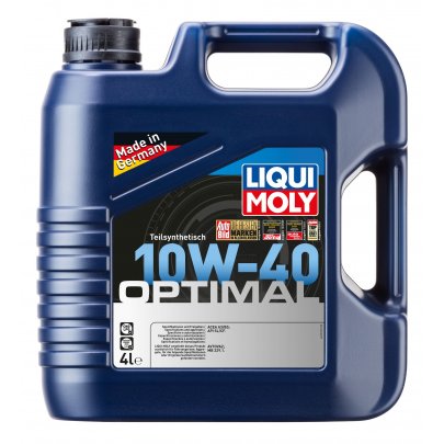 Напівсинтетичне моторне масло 10W40 OPTIMAL 4L 3930 LIQUI MOLY (Німеччина)