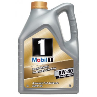 Синтетичне моторне масло 0W40 MOBIL1 FS 5L (Fiat 9.55535-M2 / Ford WSS-M2C937-A / MB 229.3 / MB 229.5 / VW 502.00 / VW 503.01 / VW 505.00) MB0W40M15 MOBIL (США)