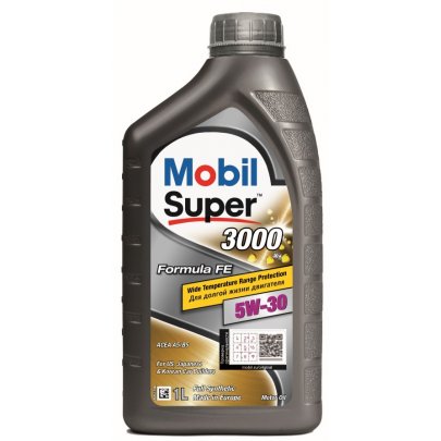 Синтетичне моторне масло 5W30 SUPER 3000 F-FE 1L (Ford WSS-M2C913-D / LR STJLR.03.5003 / VW VWC 53036) MB5W303000FE1 MOBIL (США)