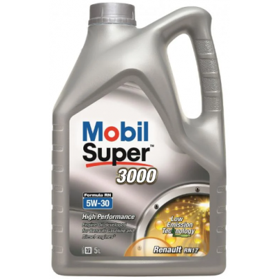 Синтетичне моторне масло 5W30 SUPER 3000 FORMULA RN 1L (MB 226.52 / Renault RN17) MB5W303000FRN1 MOBIL (США)
