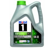 Синтетичне моторне масло 5W30 MOBIL1 ESP 4L (Fiat 9.55535-S3 / MB 229.31 / MB 229.51 / MB 229.52 / OPEL OV0401547-D30 / OPEL OV0401547-G30 / VW 504.00 / VW 507.00) MB5W30M1ESP4 MOBIL (США)