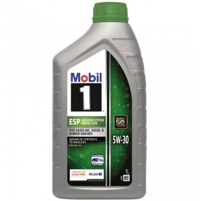 Синтетичне моторне масло 5W30 MOBIL1 ESP FORMULA P 1L (MB 229.31 / MB 229.51 / MB 229.52 / OPEL OV0401547-D30 / OPEL OV0401547-G30 / PSA B71 2290 / PSA B71 2297 / Stellantis FPW9.55535/03) MB5W30M1ESPFP1L MOBIL (США)