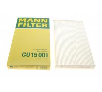  Фильтр салона Nissan Leaf / Ниссан Лиф 2010-2017 CU15001 MANN-FILTER (Германия)