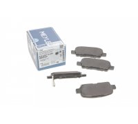Гальмівні колодки задні (з протискрипною пластиною) Nissan Leaf / Ніссан Ліф 2010-2017 0252387114/W MEYLE (Німеччина)
