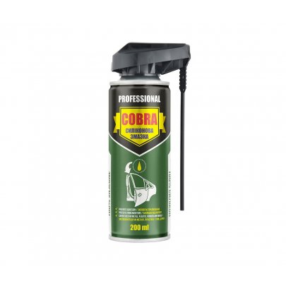 Автомобільне силіконове мастило SILICONE SPRAY PROFESSIONAL COBRA (для гуми і пластика) NX20700 NOWAX (США) 200мл