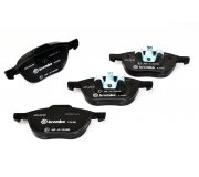 Тормозные колодки передние (155х62х18мм) Ford Focus 3 / Форд Фокус 3 2011-2018 P24061 BREMBO (Италия)