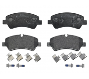 Колодки гальмівні задні (137х61х18мм) Ford Transit VI 2006-2014 P24160 BREMBO (Італія)