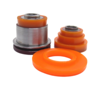 Полиуретановый сайлентблок подрамника / передней балки (комплект) Renault Trafic II / Opel Vivaro A 01-14 PP0987KIT PolyPro (Украина)