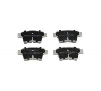 Тормозные колодки задние без датчика Citroen C4 Picasso / Ситроен C4 Пикассо 2006-2013 PP-0603AF JAPANPARTS (Италия)
