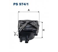 Топливный фильтр на Citroen C4 Picasso / Ситроен C4 Пикассо 1.6 HDi 2006-2013 PS974/1 FILTRON (Польша)