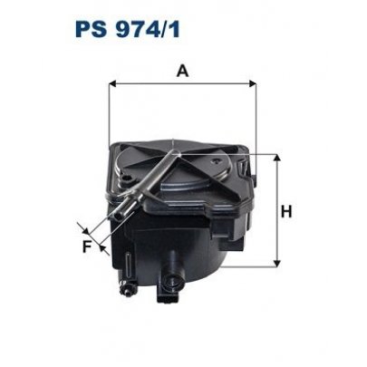 Топливный фильтр на Citroen C4 Picasso / Ситроен C4 Пикассо 1.6 HDi 2006-2013 PS974/1 FILTRON (Польша)