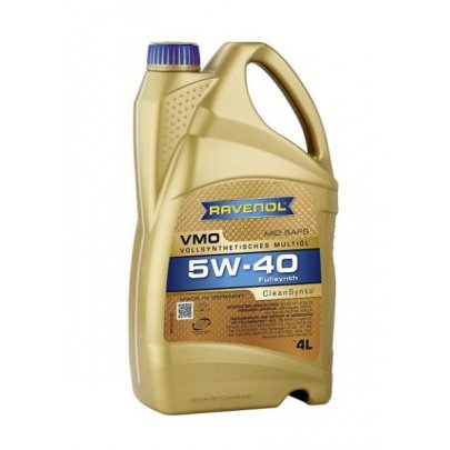 Синтетичне моторне масло 5W40 Cleansynto 4L (BMW LL-04 / FIAT 9.55535 S2 / MB 229.31 / PORSCHE A40 / VW 502.00 / VW 505.00 / VW 505.01 / FORD M2C917 A / CHRYSLER MS-11106 / DEXOS 2 NR D235AGDL081 / FIAT 9.55535 GH2) VMOSAE5W404L RAVENOL (Германия)