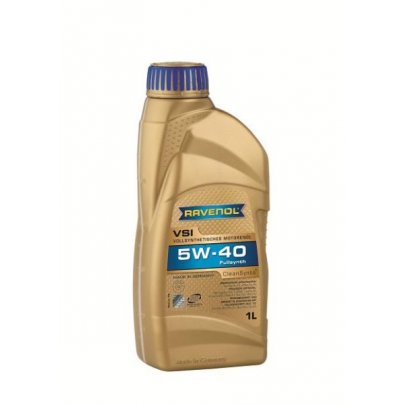 Синтетичне моторне масло 5W40 Cleansynto 1L (VW 505.00/502.00 / MB 229.3/226.5 / PORSCHE A40 / OPEL LL-B-025 / BMW LL-01 / CITROEN B71 2296 / PEUGEOT B71 2296 / RENAULT RN 0700 / 0710) VSISAE5W401L RAVENOL (Германия)