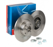 Гальмівний диск задній (з підшипником) (270х10мм) Renault Scenic II / Рено Сценік 2 1.4 / 1.6 / 2.0 (бензин) / 1.9D / 1.5 / 1.9dCi 2003-2009 700643 TOPRAN (Німеччина)