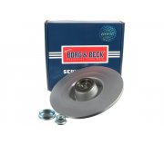 Тормозной диск задний (с подшипником) (270х10мм) Renault Scenic II / Рено Сценик 2 1.4 / 1.6 / 2.0 (бензин) / 1.5 / 1.9dCi 2003-2009 BBD5897S BORG and BECK (Великобритания)