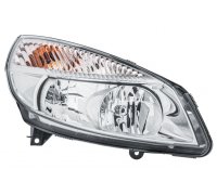 Фара передня права (H1/H7/PY21W/W5W, електричне, без моторчика) Renault Scenic II / Рено Сценік 2 2003-2006 1EG008862-181 HELLA (Німеччина)