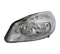 Фара передняя левая (H1/H7, электрическое, без моторчика) Renault Scenic II / Рено Сценик 2 2003-2006 20-0368-05-2 TYC (Тайвань)