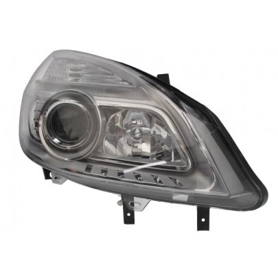 Фара передня права (H1/H7, електричне, з моторчиком) Renault Scenic II / Рено Сценік 2 2006-2009 20-1067-05-2 TYC (Тайвань)