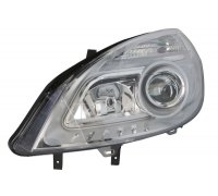 Фара передняя левая (H1/H7, электрическое, с моторчиком) Renault Scenic II / Рено Сценик 2 2006-2009 20-1068-05-2 TYC (Тайвань)