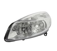 Фара передняя левая (H1/H7/PY21W/ W5W, электрическое, без моторчика) Renault Scenic II / Рено Сценик 2 2003-2009 551-1144L-LD-EM DEPO (Тайвань)